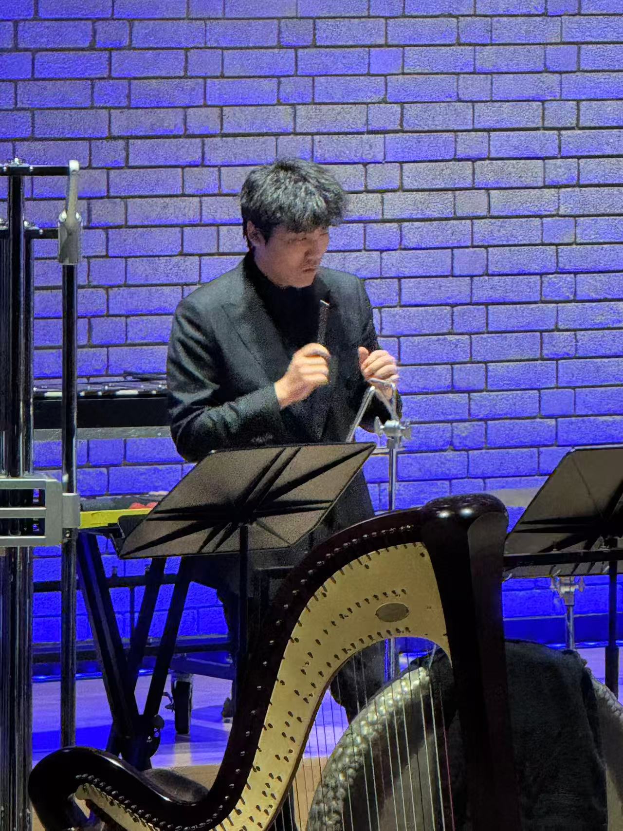 Zhongyu Shi on stage